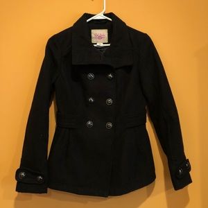Black pea coat
